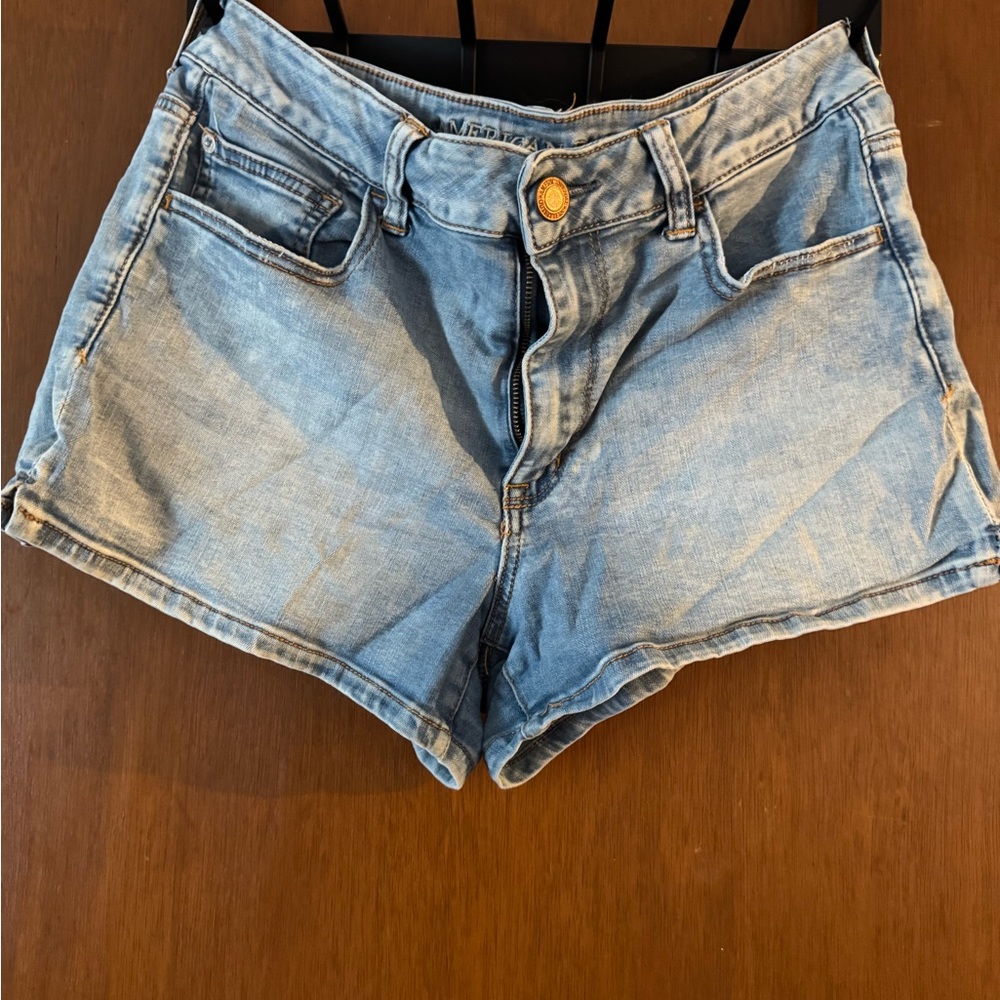American Eagle Outfitters Light Blue Jean Shorts